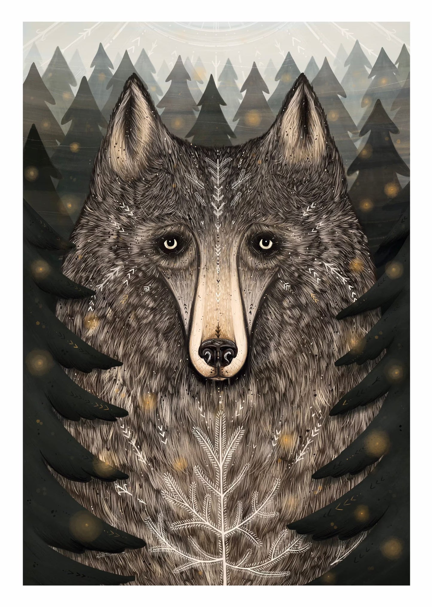 Plakat Wilk