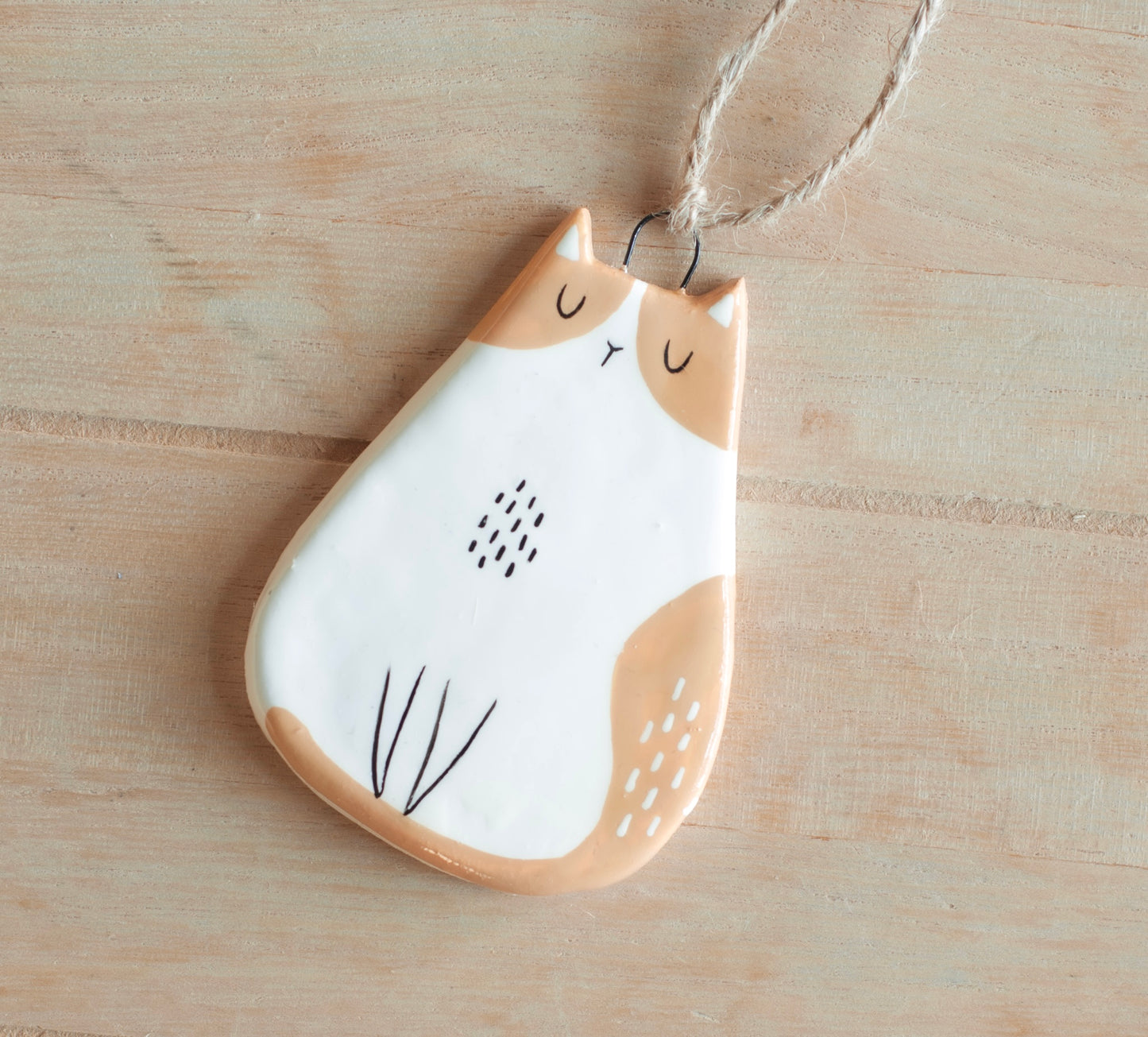 Sulky Cat - Hanging Ornament