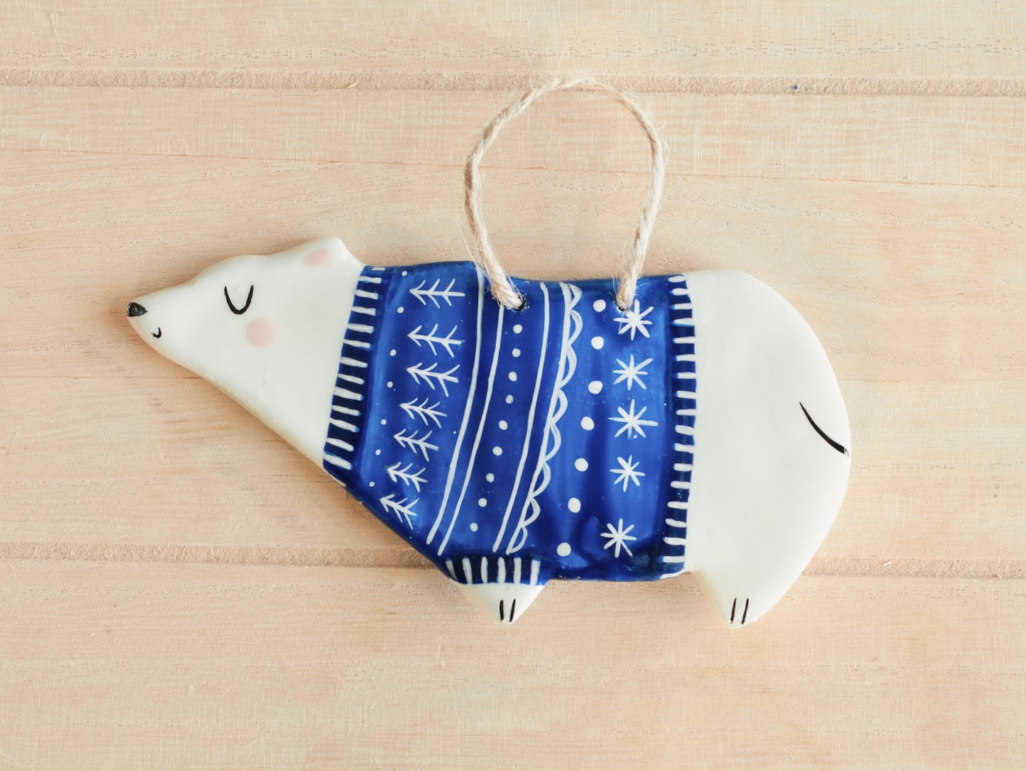 Polar Bear - Hanging Figurine