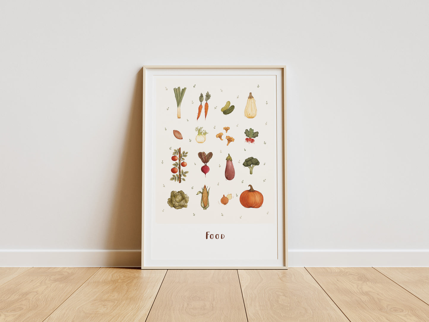 Plakat Wegański - Friends/Food