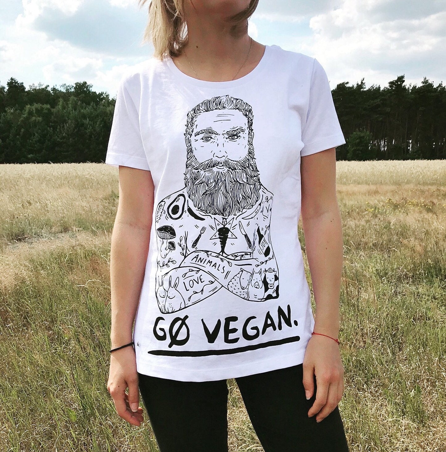 Koszulka Go Vegan