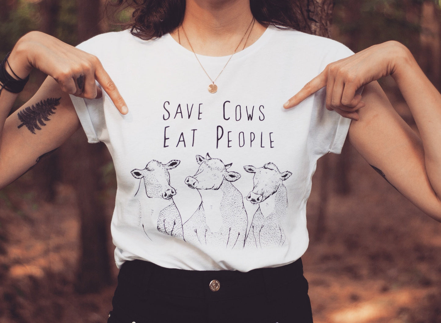 Koszulka KROWY - Save Cows Eat People