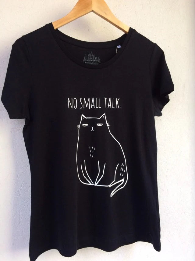Koszulka Kot - No Small Talk.