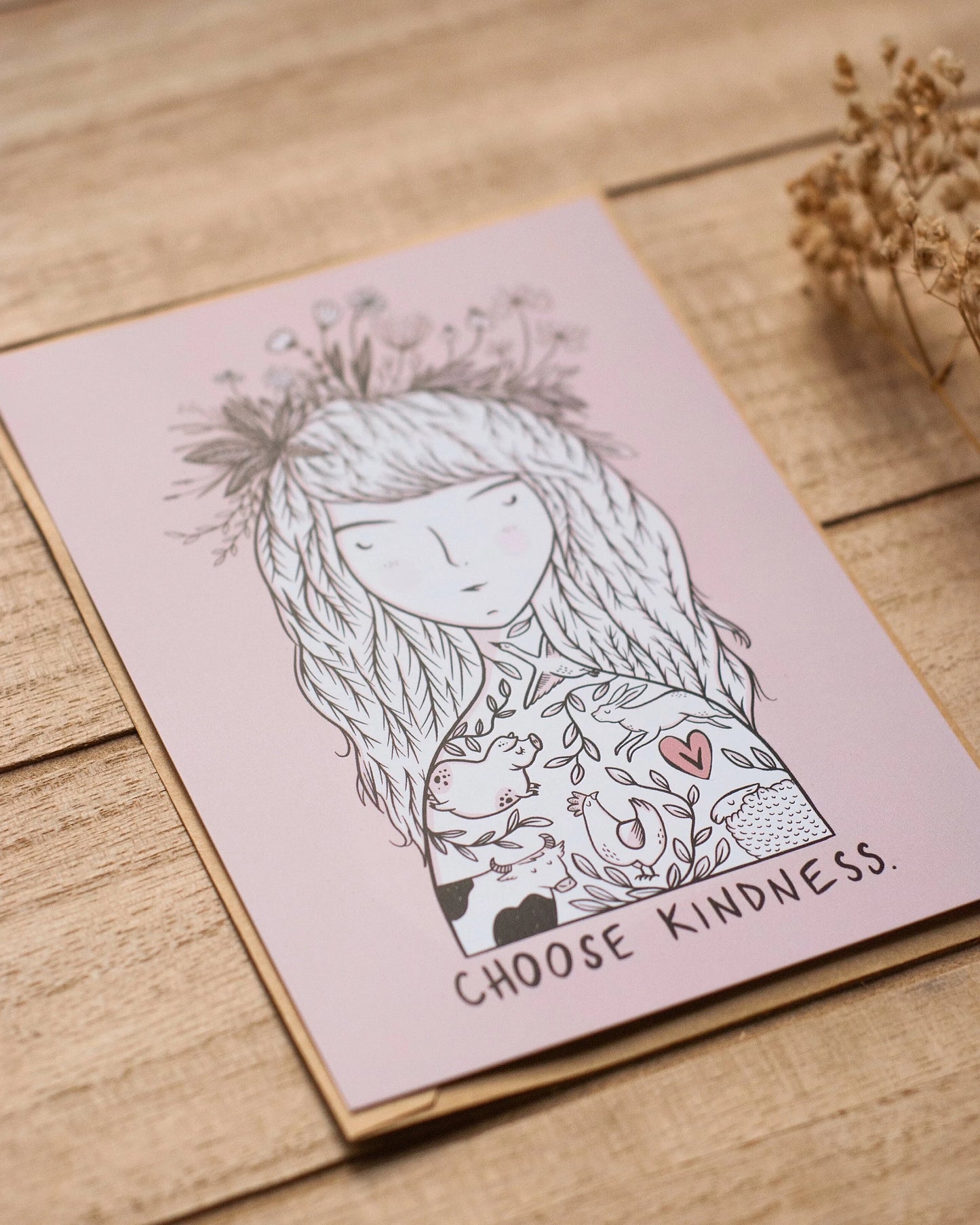 Choose Kindness - Pocztówka