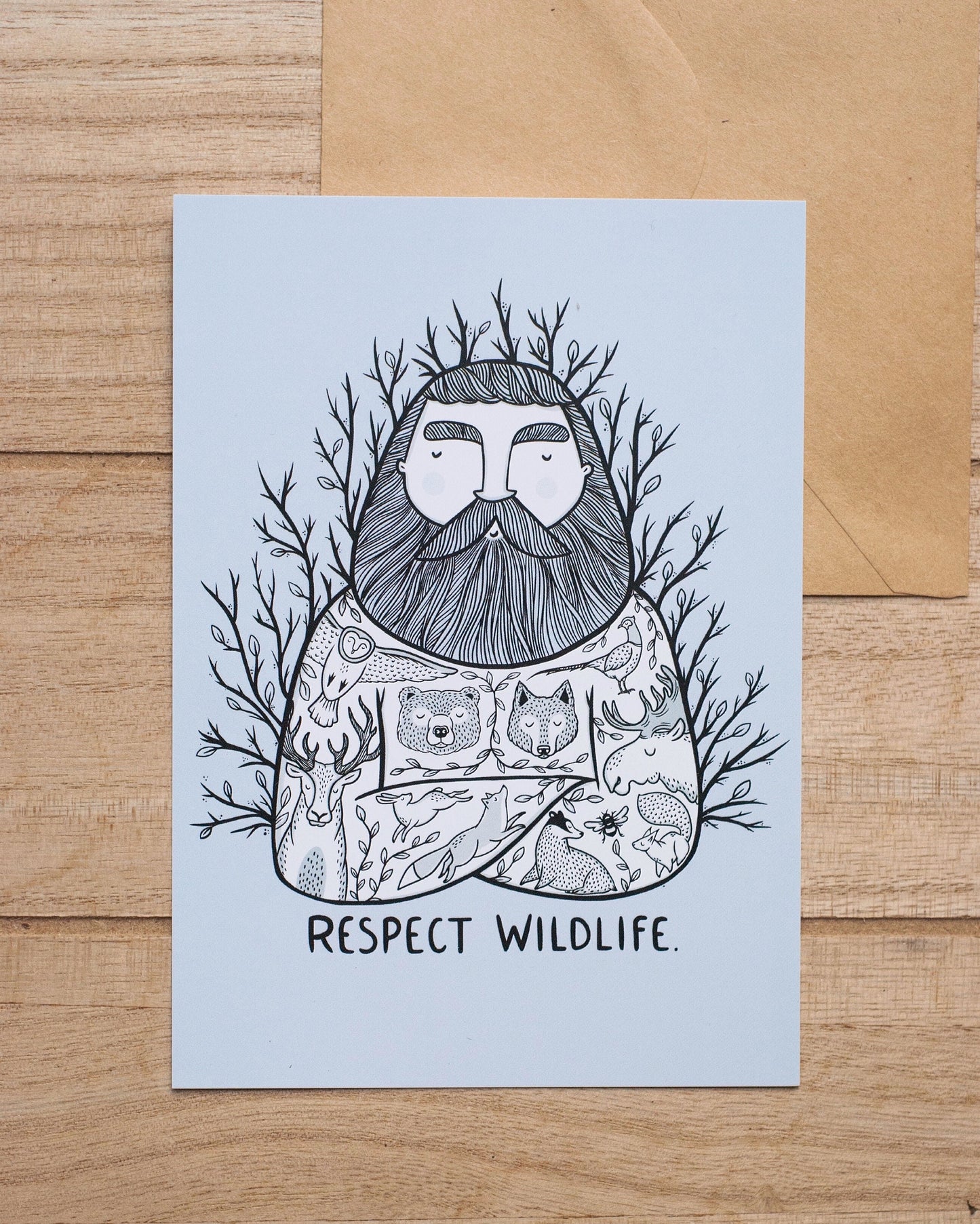 Respect Wildlife - Pocztówka