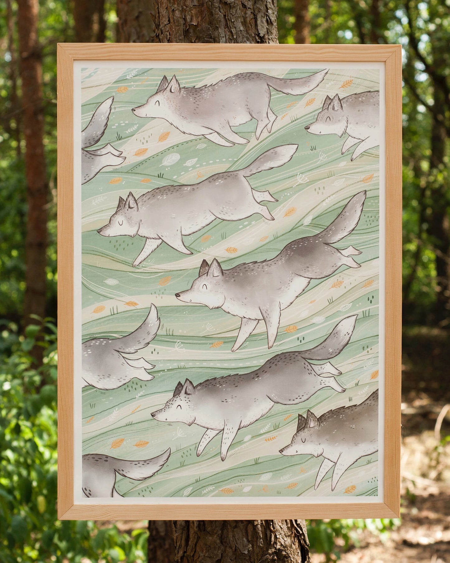 Plakat Wilczki