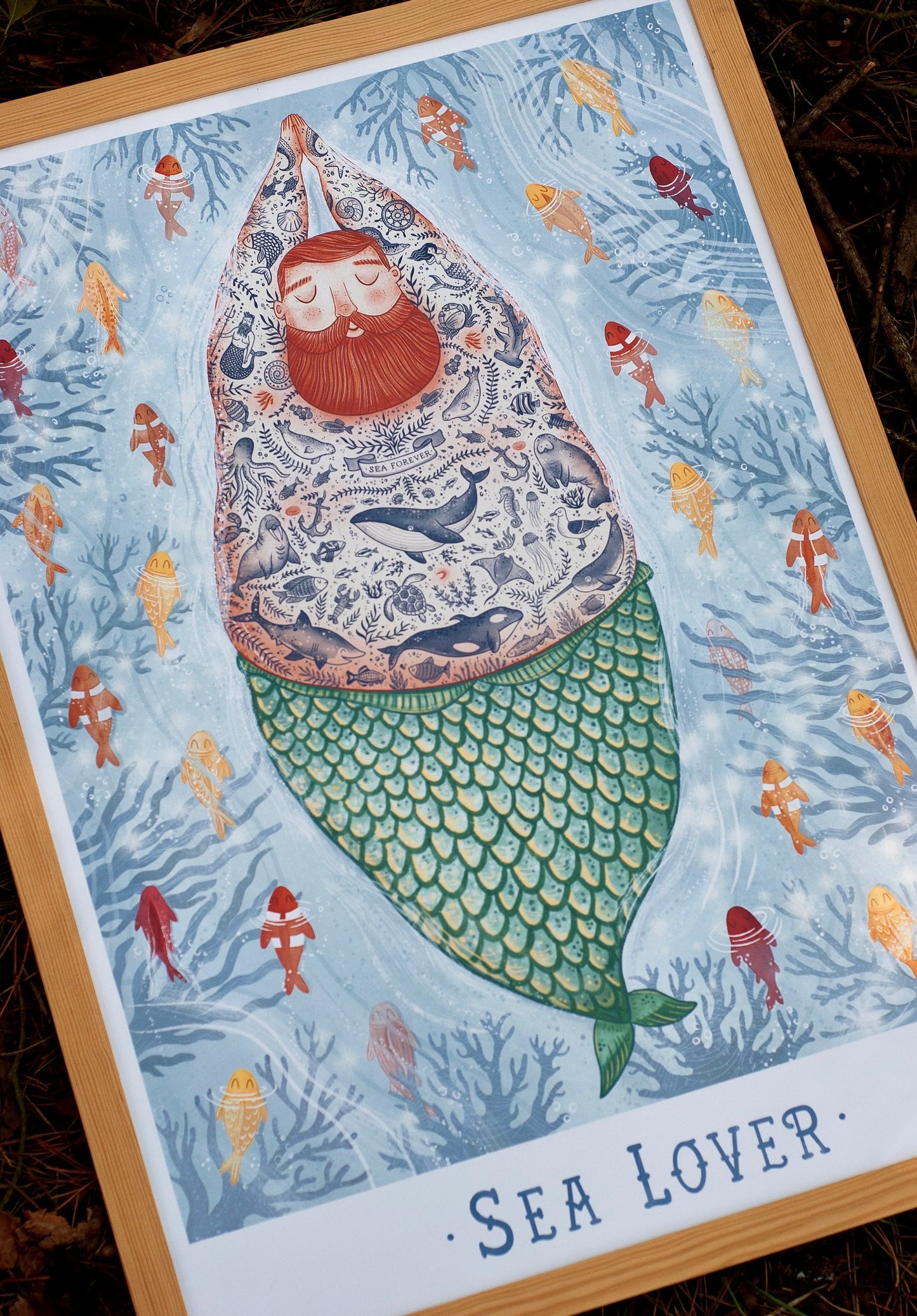 Plakat Pan Syren - Sea Lover