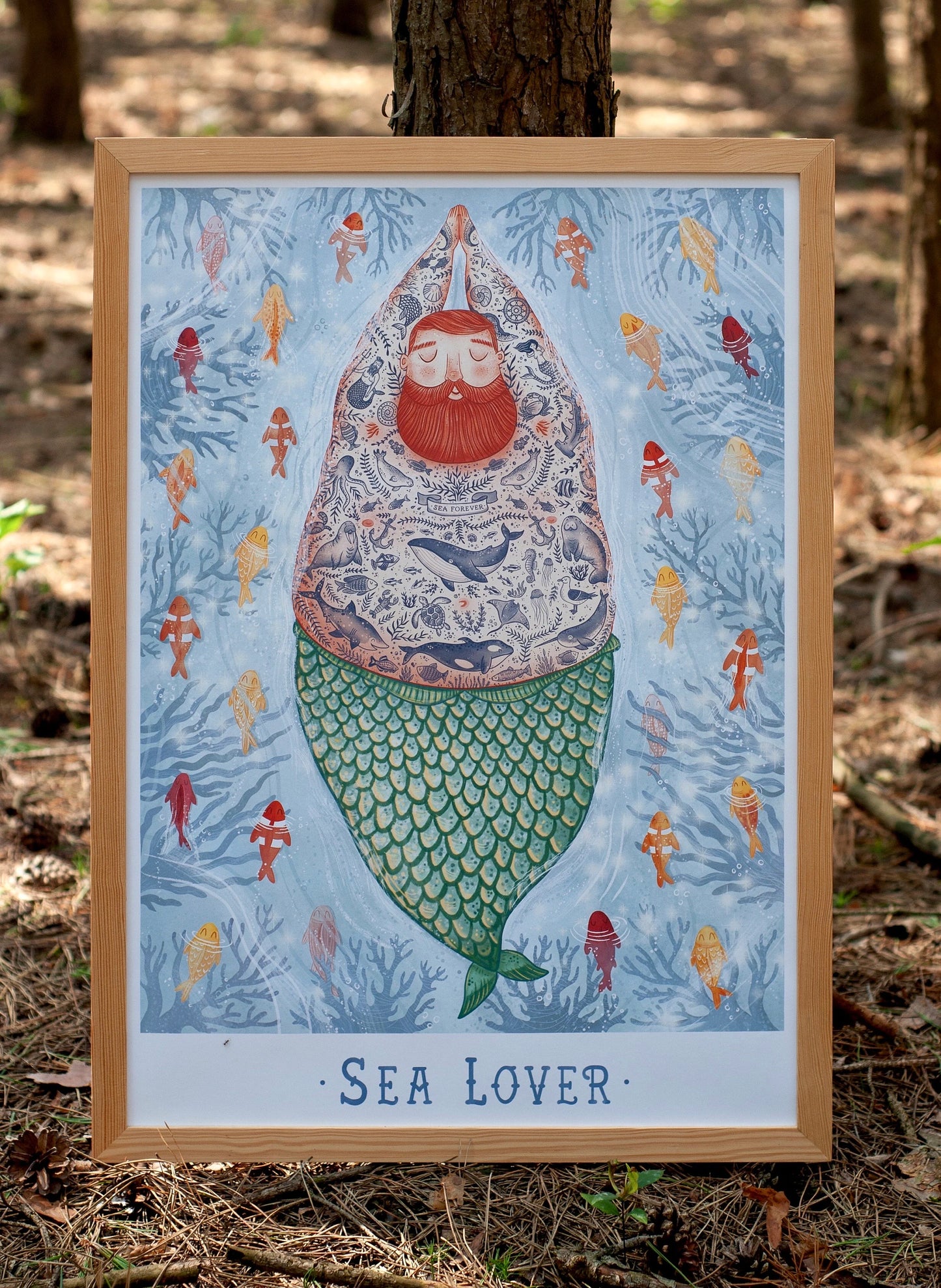 Plakat Pan Syren - Sea Lover