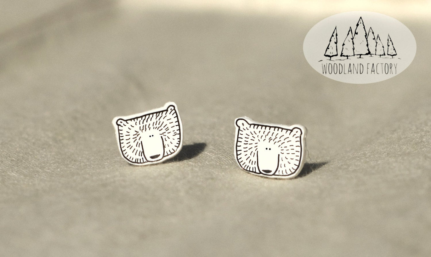 Bear earrings