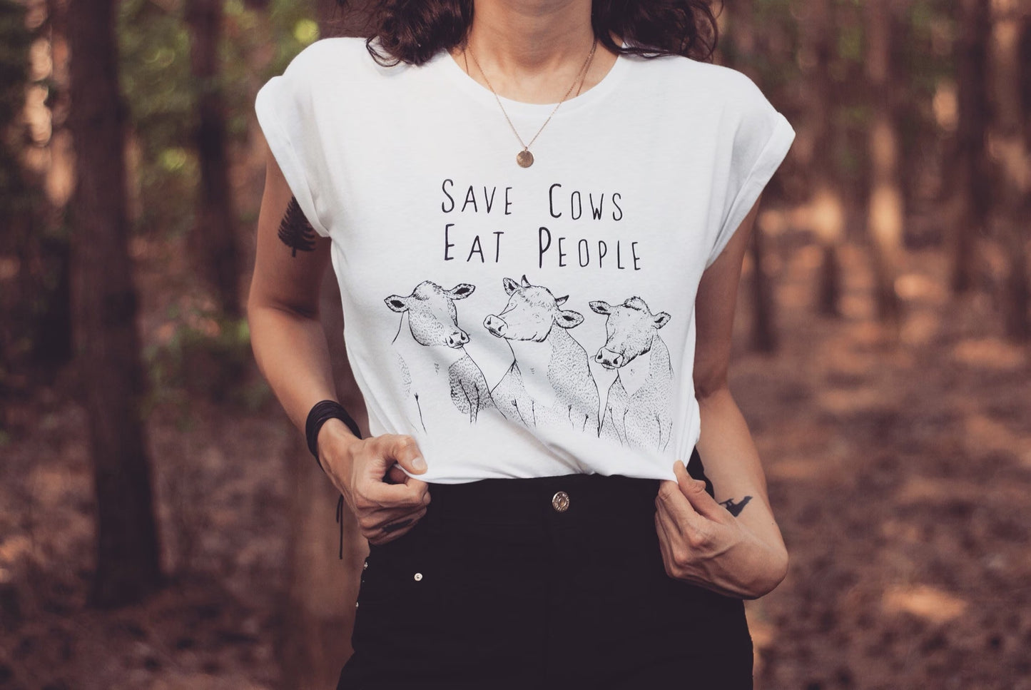Koszulka KROWY - Save Cows Eat People