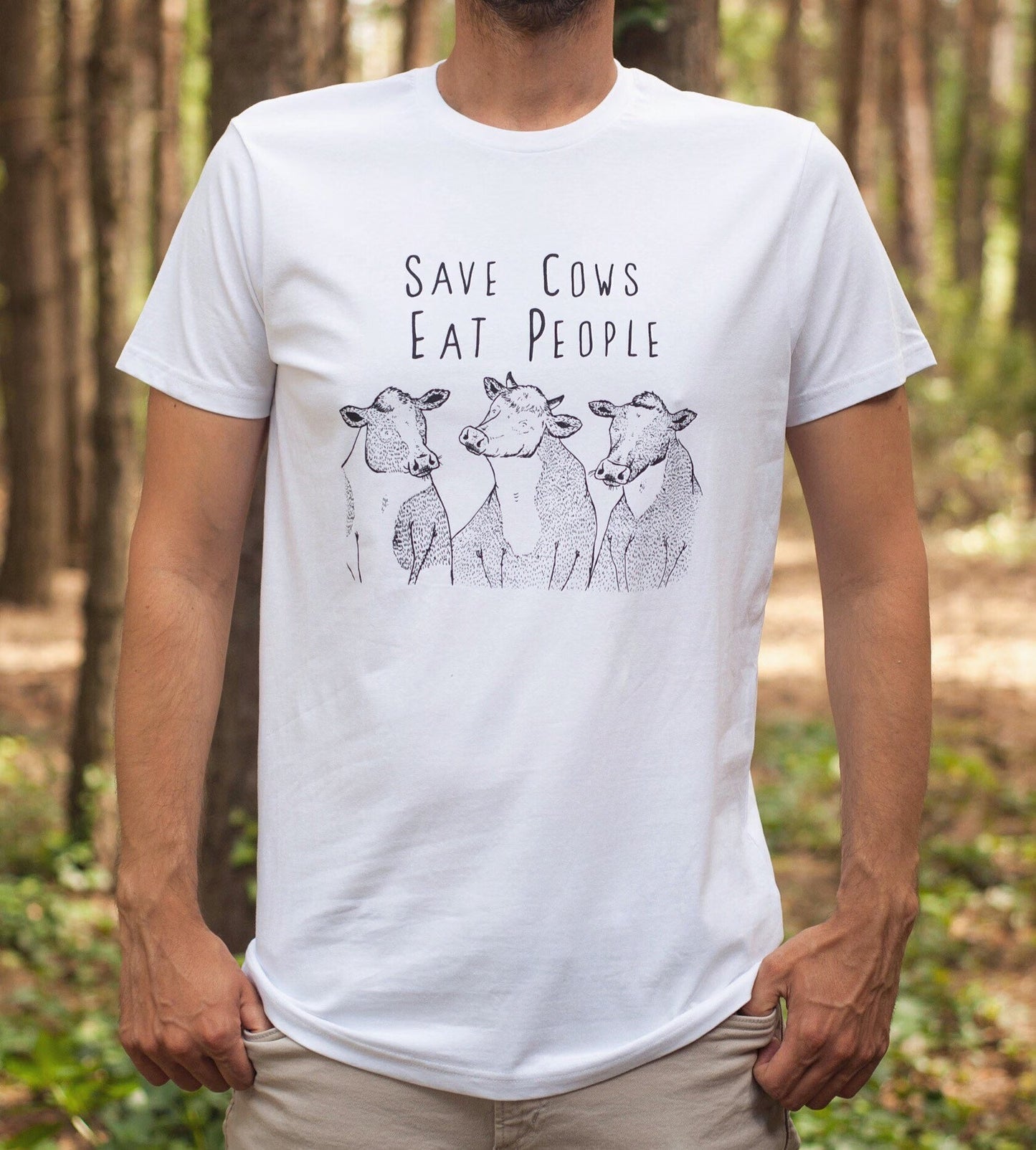 Koszulka KROWY - Save Cows Eat People