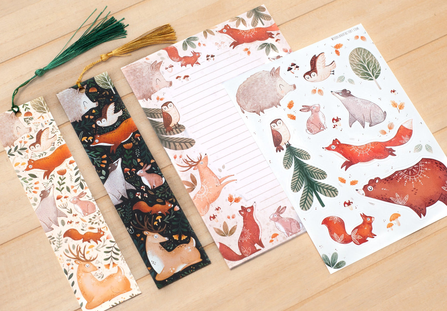 Stationery: Notepads, Stickers, Bookmarks