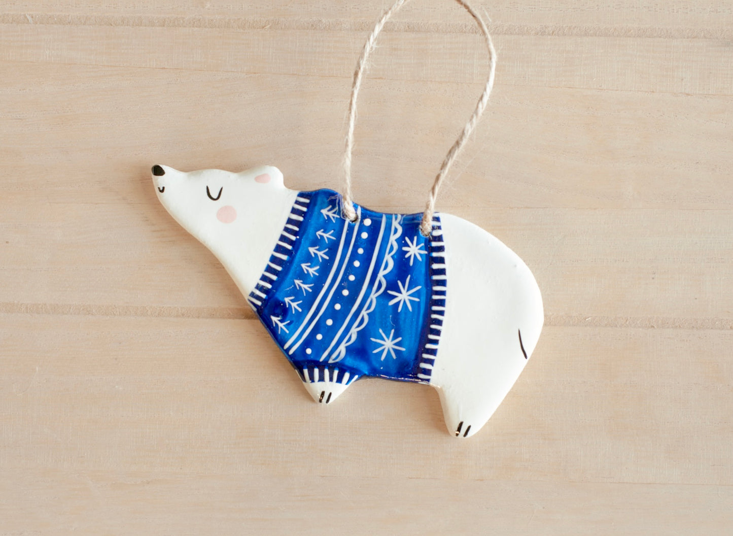 Polar Bear - Hanging Figurine
