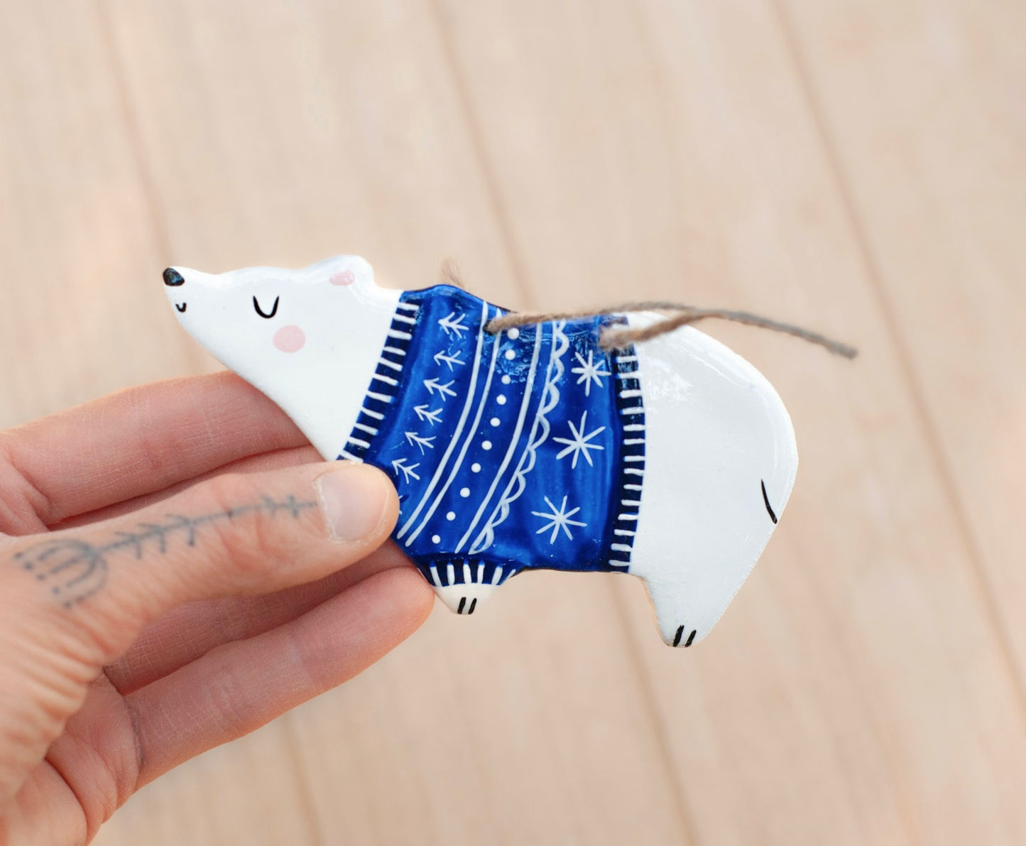 Polar Bear - Hanging Figurine