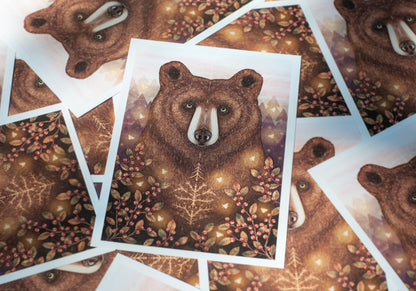 Bear Postcard