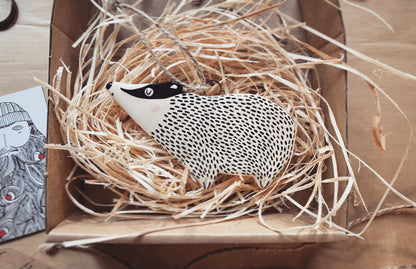 Badger - Hanging Ornament
