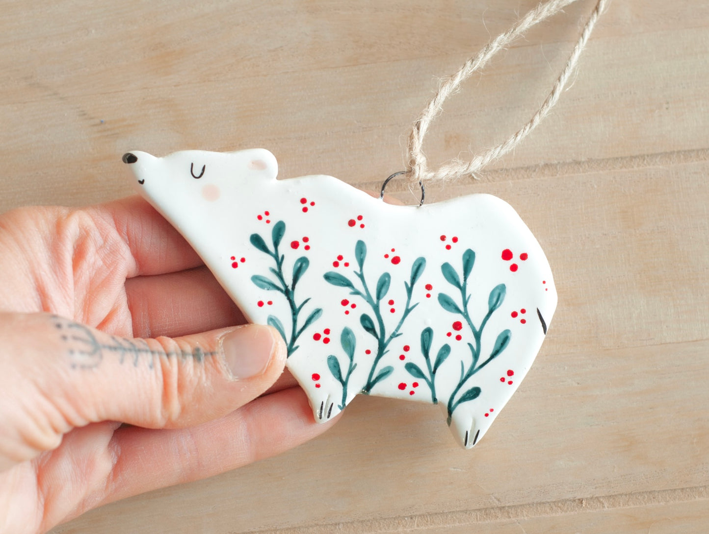 Polar Bear - Hanging Ornament