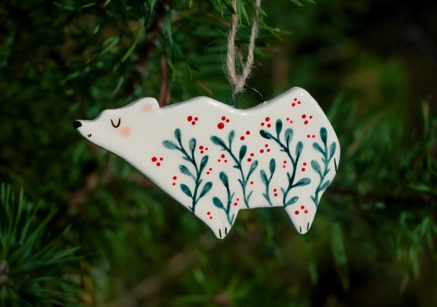 Polar Bear - Hanging Ornament