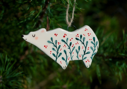 Polar Bear - Hanging Ornament