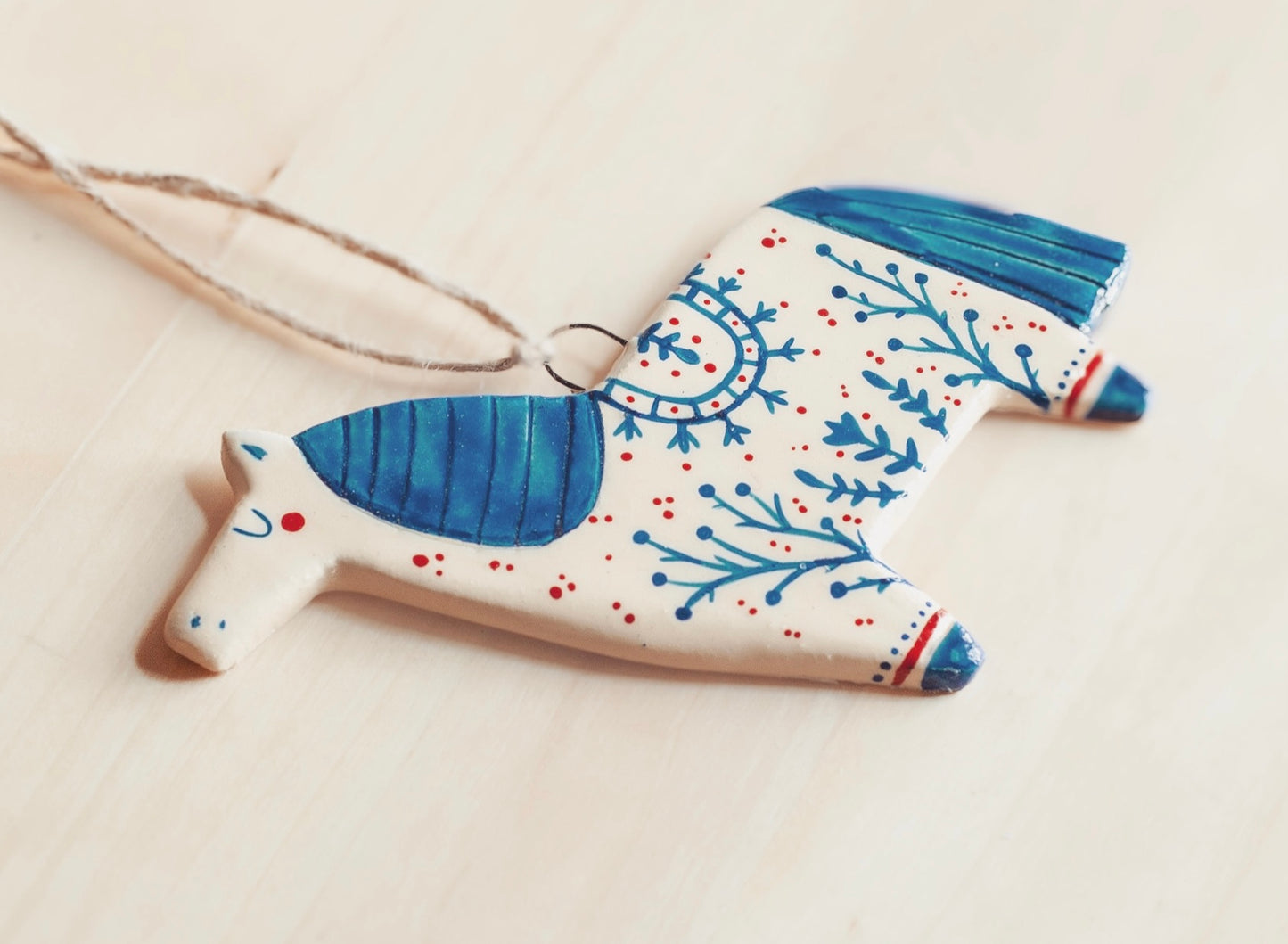 Folk Horse - Hanging Ornament