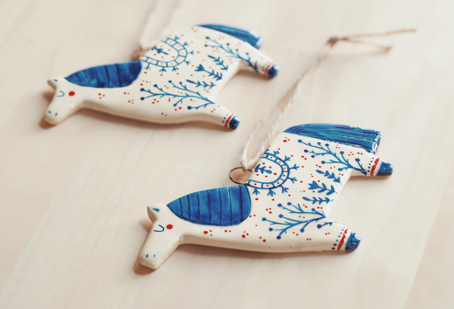 Folk Horse - Hanging Ornament