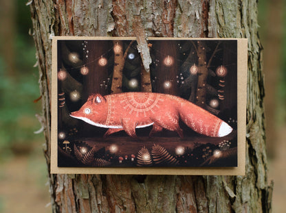 Night Fox Postcard