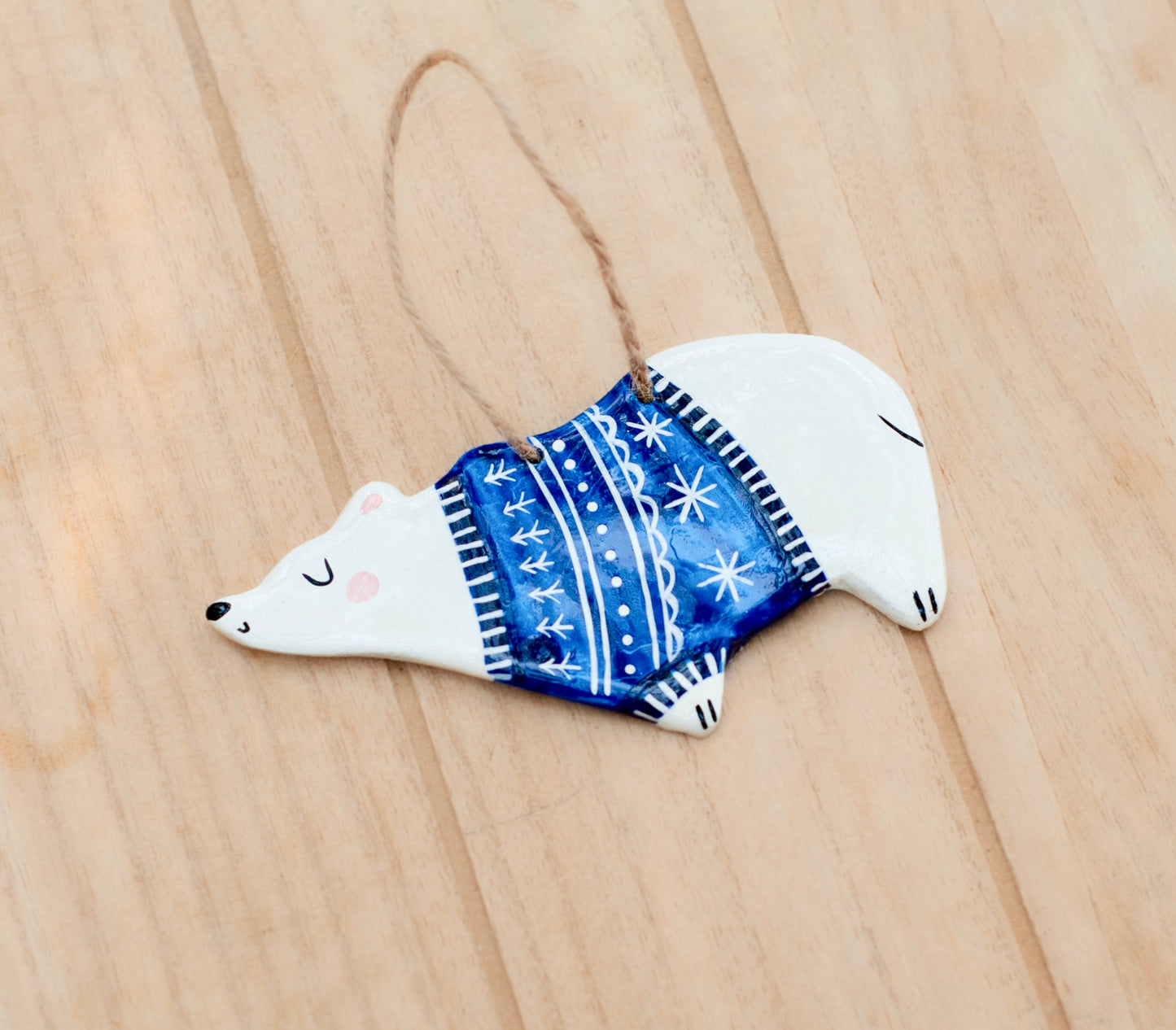 Polar Bear - Hanging Figurine