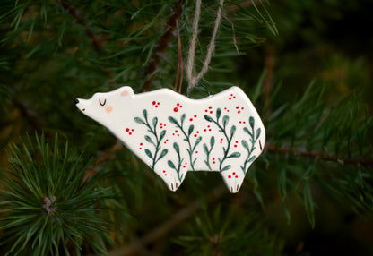 Polar Bear - Hanging Ornament