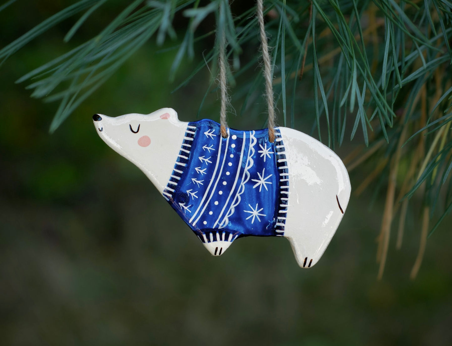 Polar Bear - Hanging Figurine