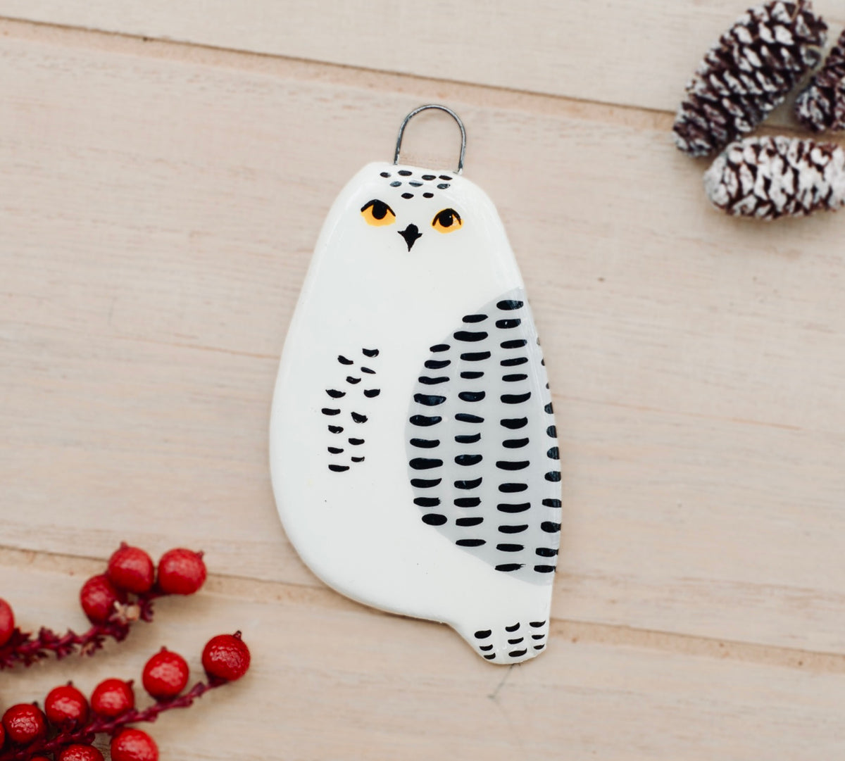 Sowa Śnieżna - Wisząca ozdoba