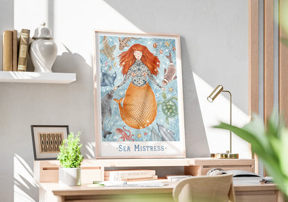 Sea Mistress - Mermaid Print