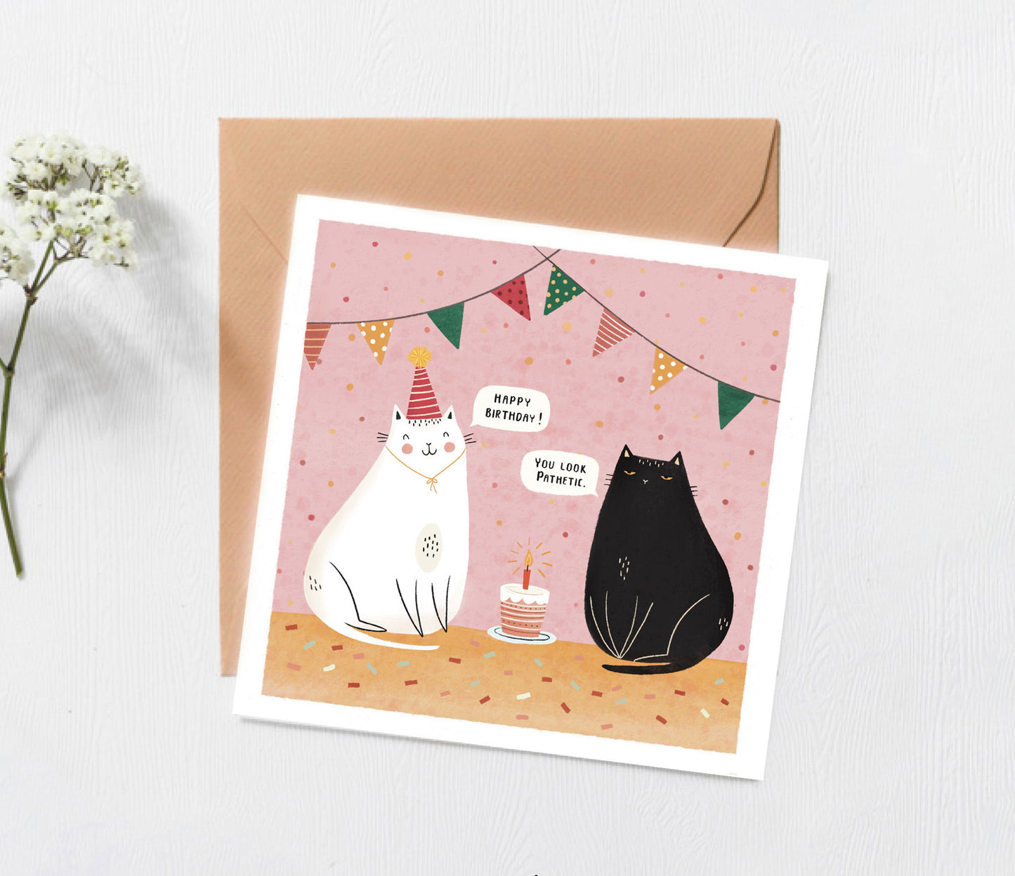 Birthday Cat Card