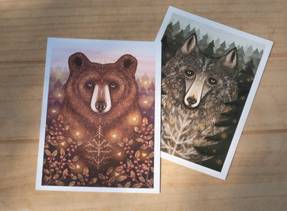 Bear Postcard