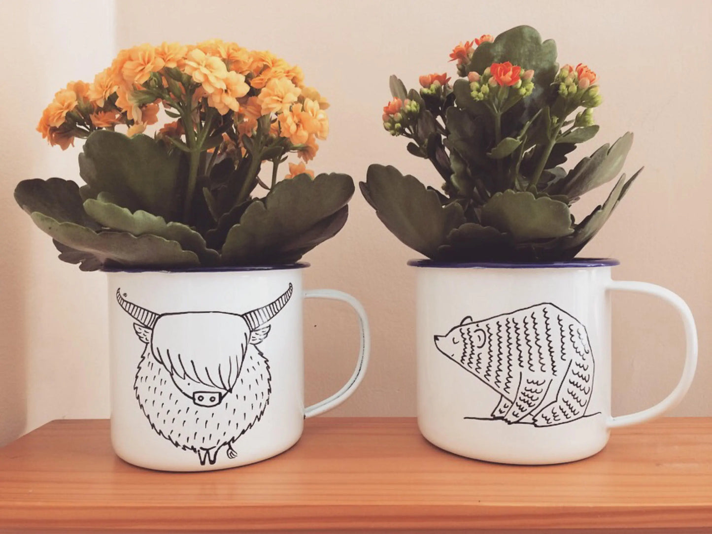 Enamel Bear Mug