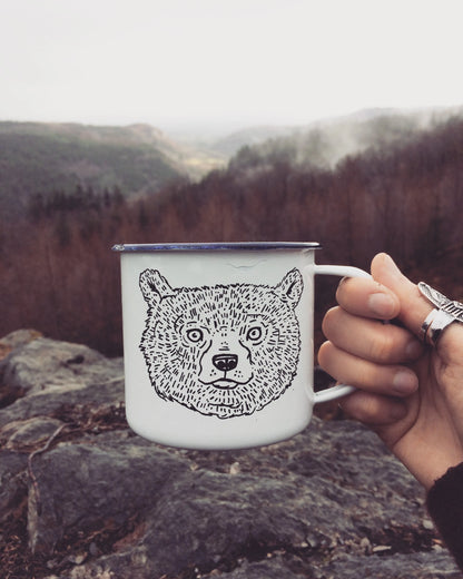Bear - Enamel Mug