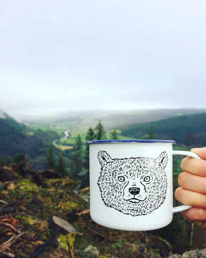 Bear - Enamel Mug