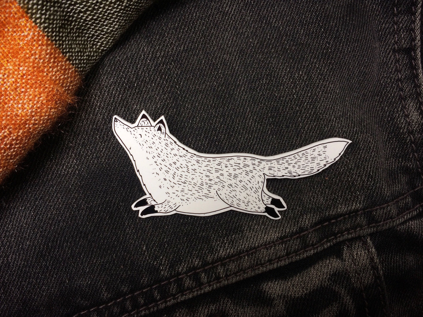 Biegnący Lisek - Przypinka / Magnes / Needle Minder
