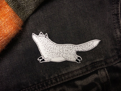 Biegnący Lisek - Przypinka / Magnes / Needle Minder