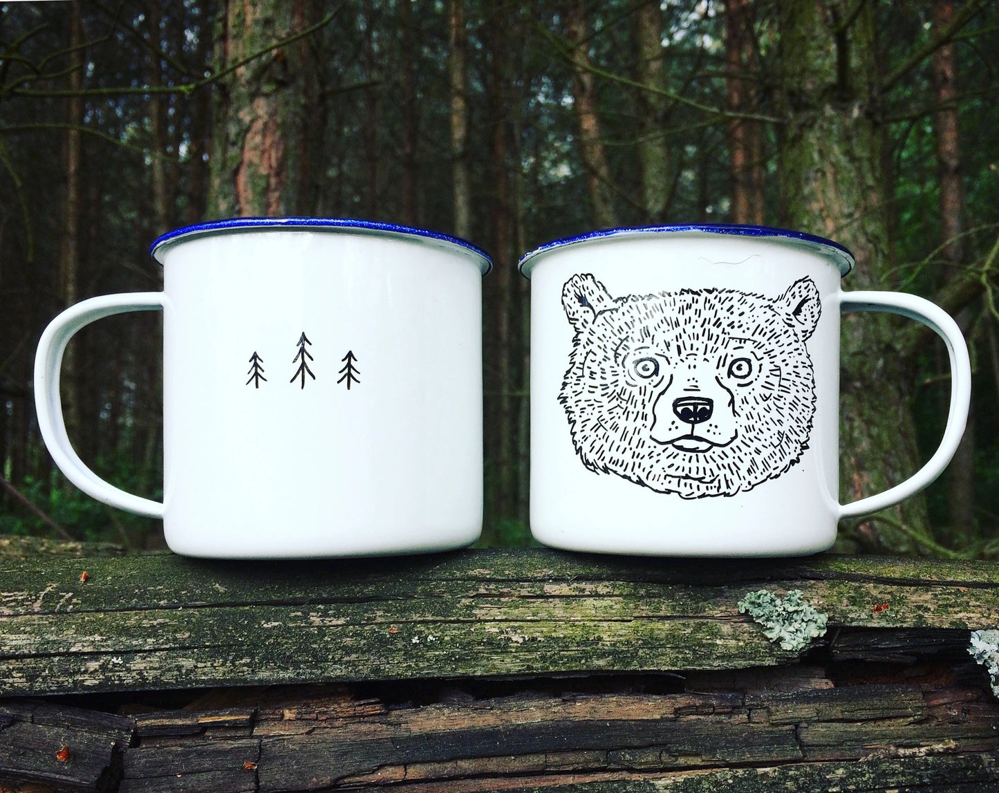 Bear - Enamel Mug