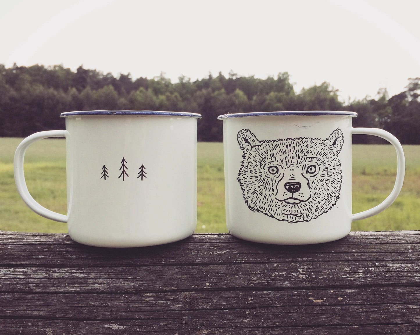 Bear - Enamel Mug