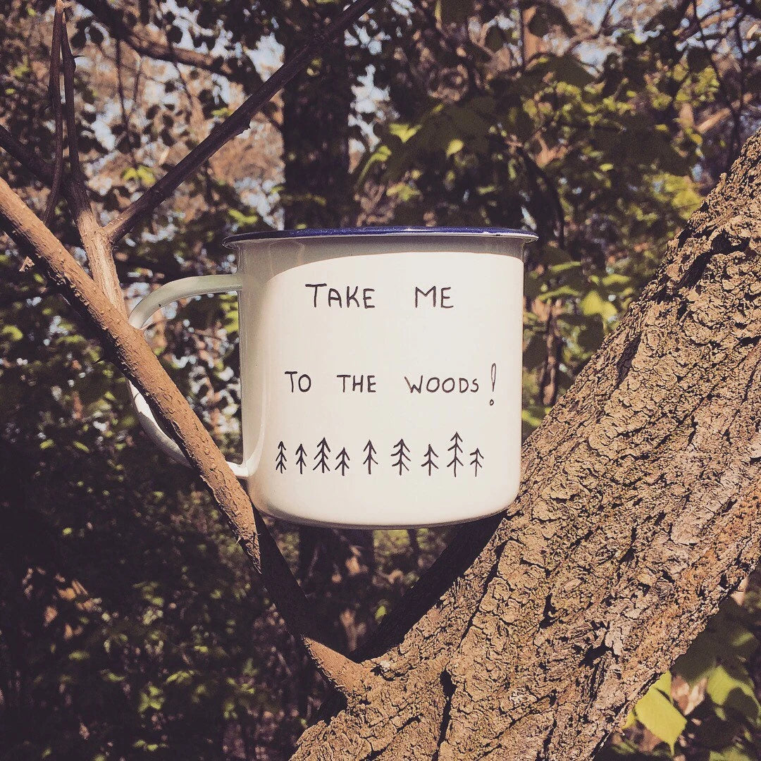 Enamel Bear Mug