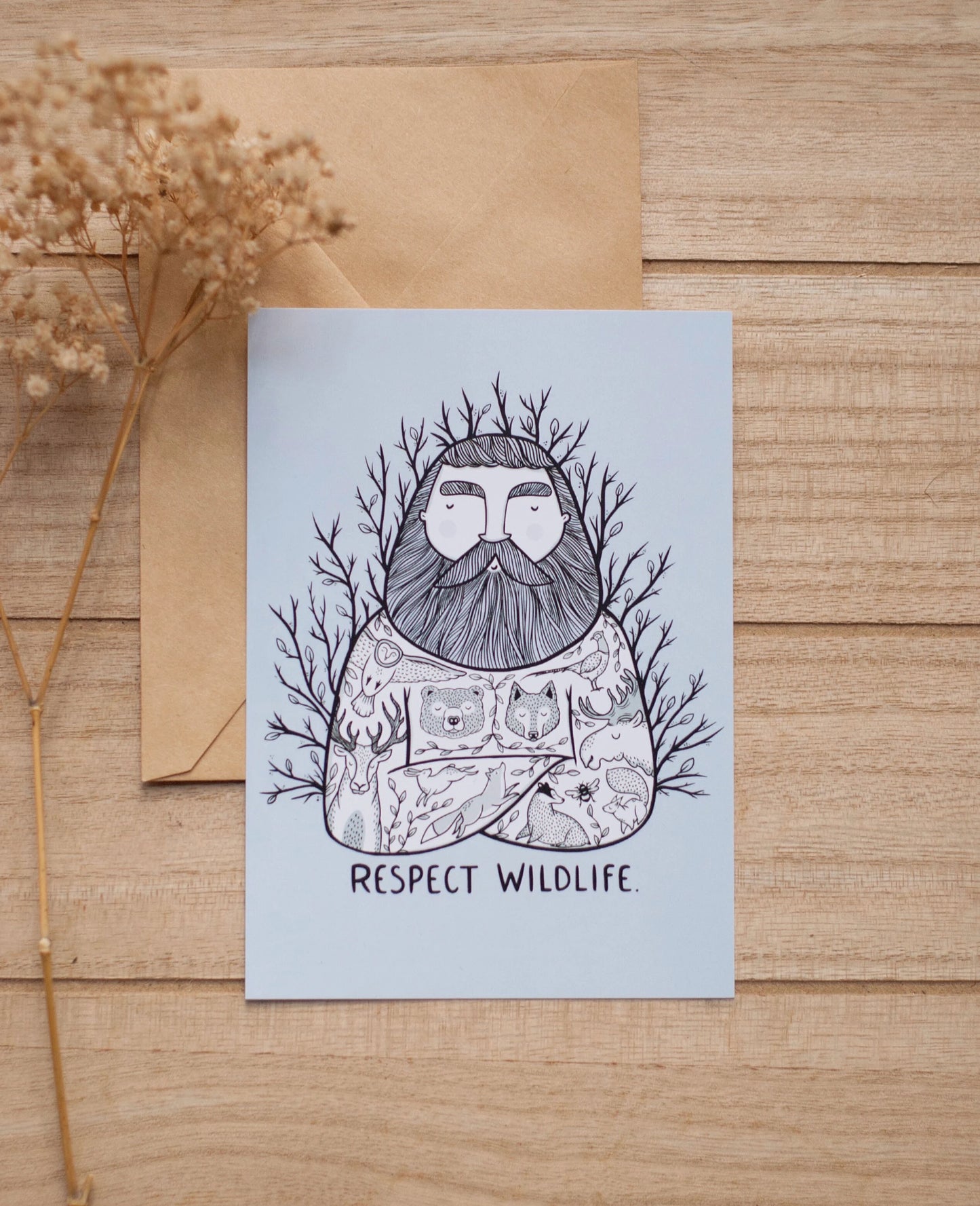 Respect Wildlife - Pocztówka