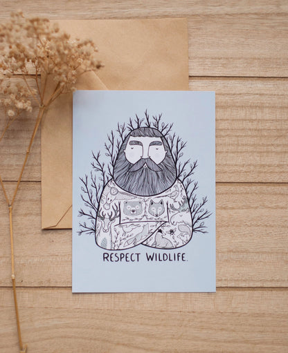 Respect Wildlife - Pocztówka