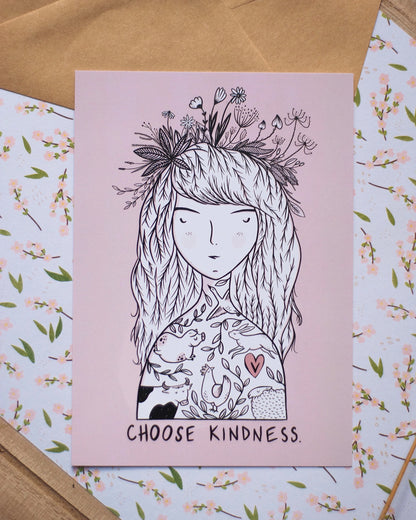 Choose Kindness - Postcard