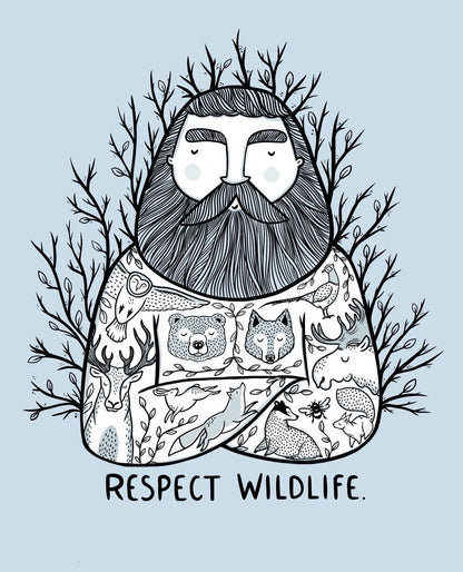 Respect Wildlife - Pocztówka
