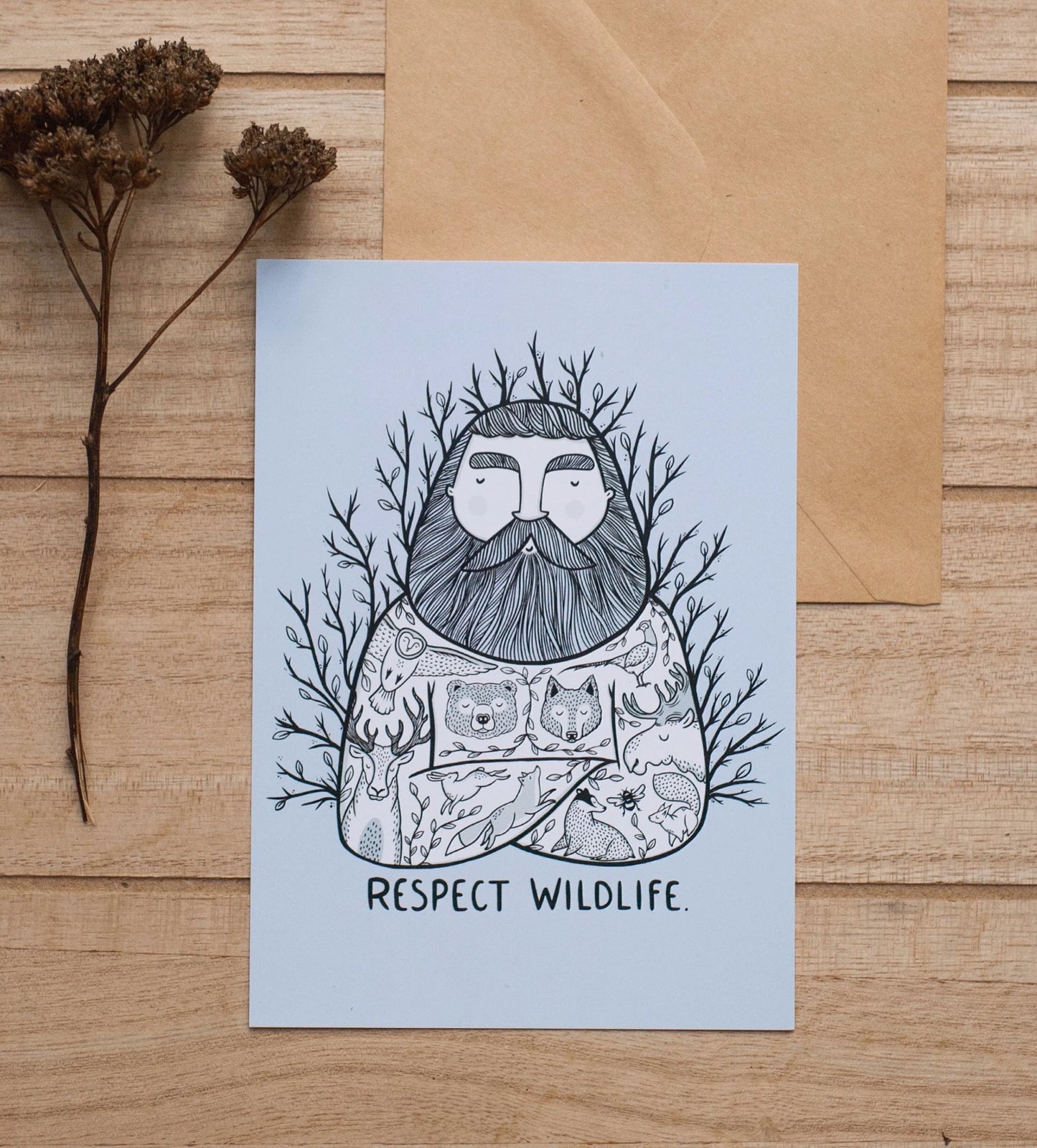 Respect Wildlife - Pocztówka