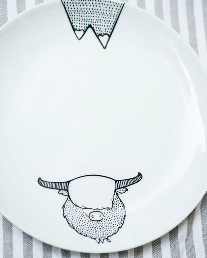 Highland Cow Plate