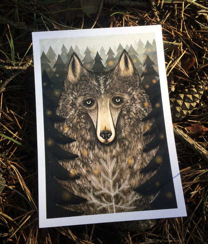 Wolf of the North Postcard