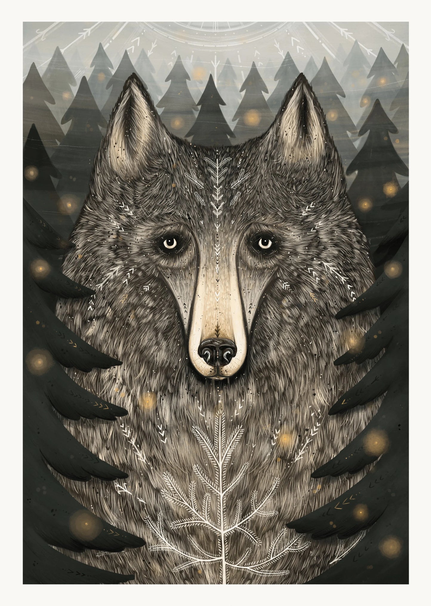 Wolf of the North Postcard