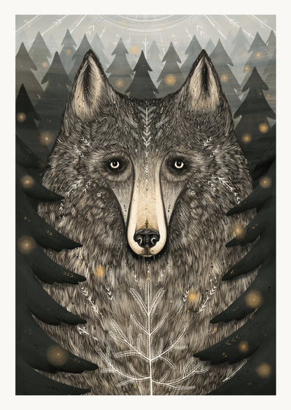 Wolf of the North Postcard